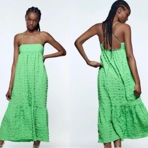 Stunning green Zara dress